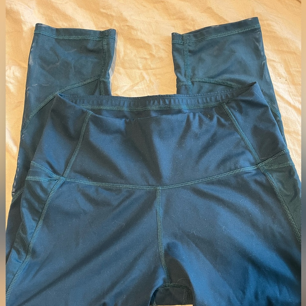 Turquoise workout pants